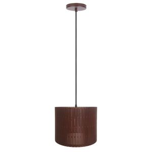 Pendente Bilbão Pequeno Natural 1 Lâmpada Kin Light