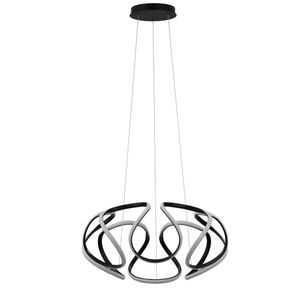 Pendente Salerno Black 3000k 60w Kin Light
