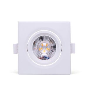 Spot Led Embutir Quadrado 5w 6500k Alltop Mr16 38° Branco Taschibra