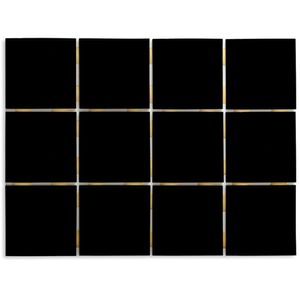 Pastilha 10x10 Black Cx1.95m2 Strufaldi
