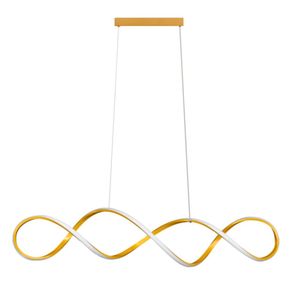 Pendente Space Vortex Led 60w 3k Gold Bronzearte