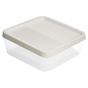 Caixa Organizadora Mini Com Tampa Soul Cristal/Nude Dello