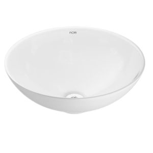 Cuba Apoio 30cm Oval Jasmin Branco Fiori
