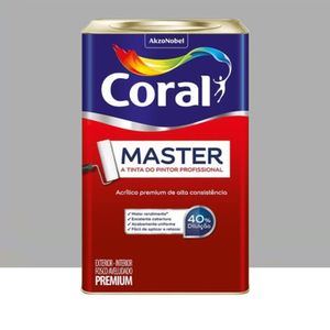 Tinta Master Fosco Tubarao Branco 18l Coral