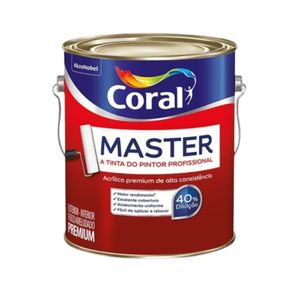 Tinta Master Fosco Branco Gelo 3.6l Coral