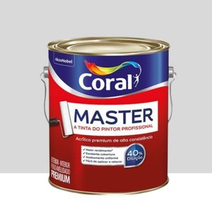 Tinta Master Fosco Branco Gelo 3.6l Coral