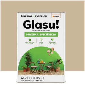 Tinta Glasu Maxima Eficiência Fosco Camurça 18l