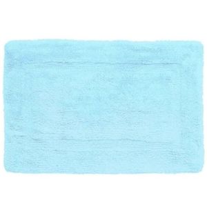 Tapete Para Banheiro Happy Azul Retangular 40x60cm Kapazi