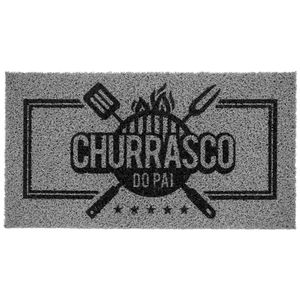 Capacho Vinil Super Print Churrasco Do Pai 40x75cm Kapazi