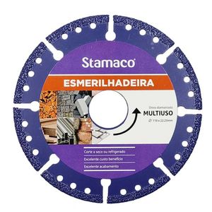 Disco Diamantado Multiuso (Esmerilha) 110x22.23mm Stamaco