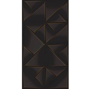 Piso Esmaltado 39x75,5 Istambul Black Cx 2,06m² Incopisos