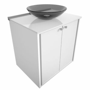 Gabinete 62.5cm Versalhes Branco Supremo Cris Metal
