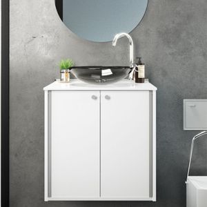 Gabinete 62.5cm Versalhes Branco Supremo Cris Metal