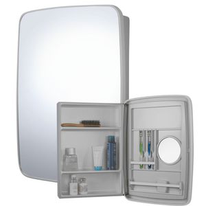 Armario Cris-Titan Silver Aço Inox Sobrepor 39x53cm Cris Metal