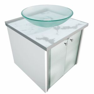 Gabinete 42cm Fenix Compact Le-Blanc Cris Metal