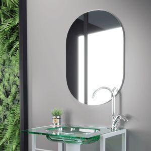 Espelho Oval 34.5x51.5cm Cris Metal