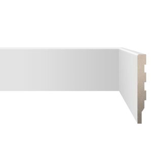 Rodape Fit Branco Liso 10x240