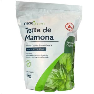 Fertilizante Maxgreen Torta De Mamona 1kg Forth Jardim Maxgreen