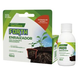 Fertilizante Liq Enraizador Concentrado 60ml Forth Jardim