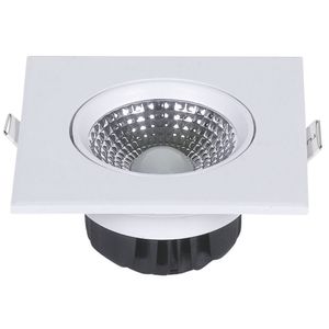 Spot Led Pp 5w 3000k Quadrado Viena Luz