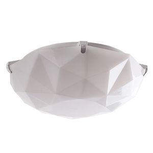 Plafon Led Flowers Pp E27 20w Branco 2 Lâmpadas Viena Luz