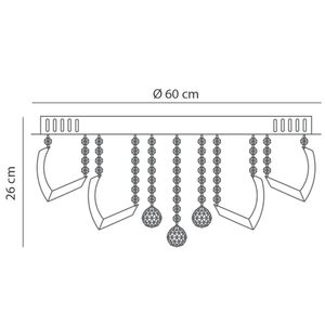 Plafon Led Victoria 36w 6500k 60cm Viena Luz