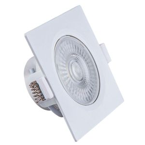 Spot Led Pp 7w 4000k Quadrado Viena Luz
