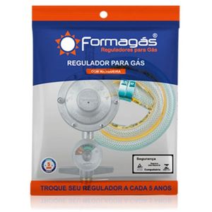 Regulador 1kg/H P13 Bm Com Manometro E Com Mangueira 1.20mt