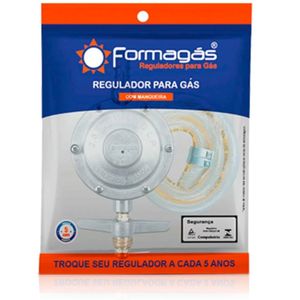 Regulador 1kg/H P 13bm Com Mangueira 1.20mt Formagás