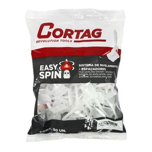 Espaçador Nivelador Easy Spin 2,0mm Com 50un Cortag