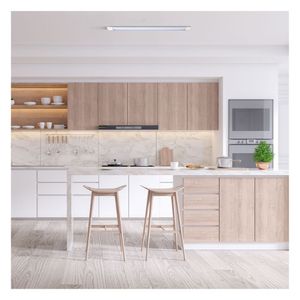 Luminaria Linea Led Slim 18w 6500k Branco Bivolt Bronzearte