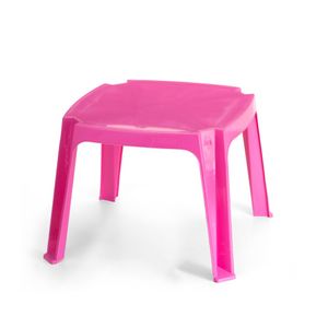 Mesa Infantil C/Suporte P/Copo E Lapis Rosa Plasnew