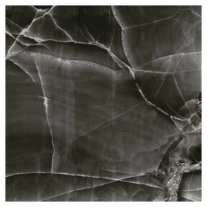 Piso Esmaltado 75x75 Onix Black 75027 Polido Retificando Cx2.23m2 Karina Revestimentos