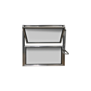 Vitrô Basculante Safira Brilhante 1 Seção 040x040 Esquadrifazio