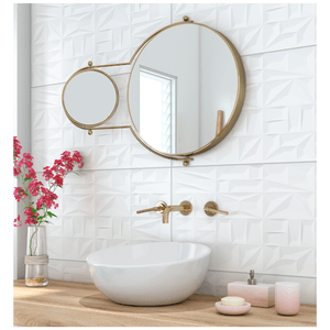 Revetimento 38x75 Menfi Bianco Plus La Cx2.00m2 Carmelo Fior Cerâmica