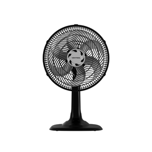 Ventilador De Mesa Turbo Preto 30cm 6 Pas Oscilante 110v Ventisol