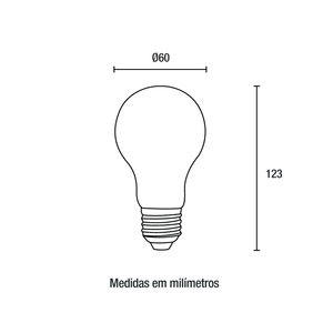 Lampada Led A60 15w 6500k E27 Bivolt Blumenau