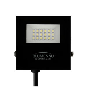 Refletor Led Play Ip66 20w Decorativa Rgb Preto Blumenau