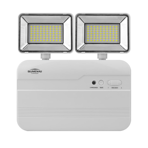 Luminária De Emergência Led 2 Faróis 18w 6500k Blumenau