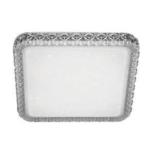 Plafon Shine Led Sobrepor Quadrado Acrílico Liso 18w 280mm Temperatura De Cor Ajustável Blumenau