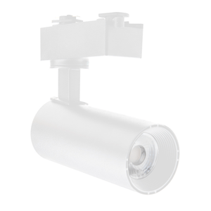 Spot Led Up Para Trilho Eletrificado Alumínio E Policarbonato 10w 3000k Branco Blumenau