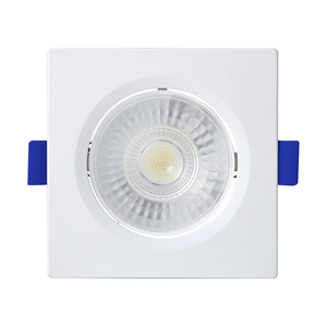 Spot Slim Led Embutir Quadrado 8w 3000k Branco Blumenau