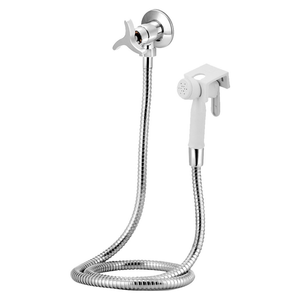 Ducha Higiênica Com Registro Sem Derivação 1984 ¼ Volta Alfa C34 Cromado Esteves