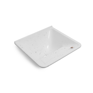 Tanque Alvenaria 60x57 39lt Granitado Eco Branco Corso