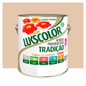Tinta Premium Acrílica Tradição Areia 3.6l Lukscolor