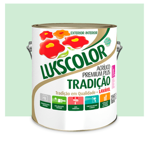 Tinta Premium Acrílica Tradição Verde Água 3.6l Lukscolor