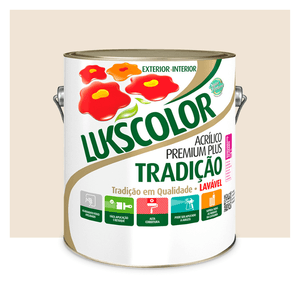 Tinta Premium Acrílica Tradição Algodão Egípcio 3.6l Lukscolor