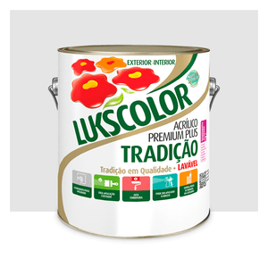 Tinta Premium Acrílica Tradição Cromio 3.6l Lukscolor