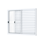 Venez_Rio_Alumnio_De_Correr_Lateral_3_Folhas_Com_Grade_100x100_Esquerda_Branco_Ullian_102212801png