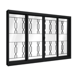Janela_Riobras_Pronta_Correr_Central_2_Folhas_Mvel_2_Folhas_Fixa_Com_Grade_Mosaico_100x100_Preto_Riobras_103624901png